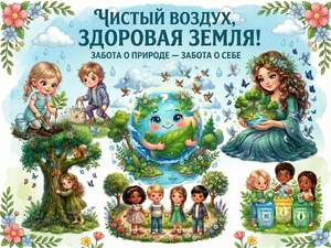 В средней группе "Дюймовочка" и подготовительных к школе группах "Петушок" и "Светлячок" был проведён экологический досуг - «День Земли», 2026