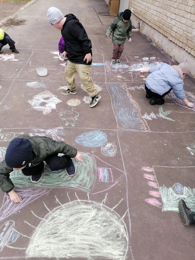 Неделя космоса. "Рисуем на асфальте", 06.04.2026